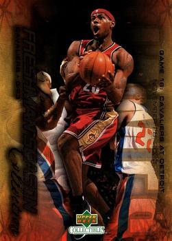 2004 Upper Deck Collectibles LeBron James Freshman Season #16 LeBron James Front