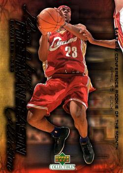 2004 Upper Deck Collectibles LeBron James Freshman Season #87 LeBron James Front