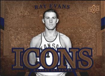 2013 Upper Deck University of Kansas - Icons #I-RE Ray Evans Front
