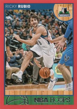 2013-14 Hoops - Red #152 Ricky Rubio Front
