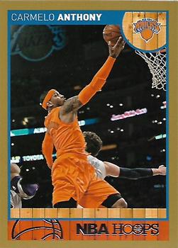 2013-14 Hoops - Gold #113 Carmelo Anthony Front