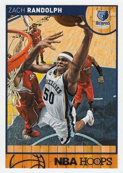 2013-14 Hoops - Red Back #42 Zach Randolph Front