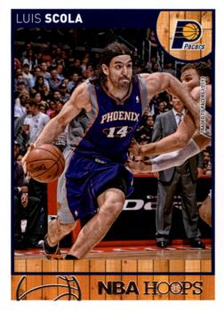 2013-14 Hoops - Red Back #66 Luis Scola Front