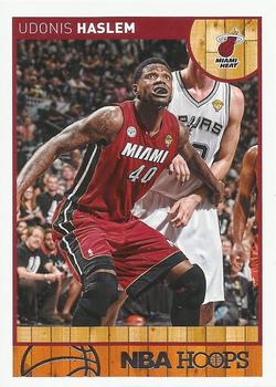 2013-14 Hoops - Red Back #82 Udonis Haslem Front