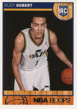 2013-14 Hoops - Red Back #287 Rudy Gobert Front