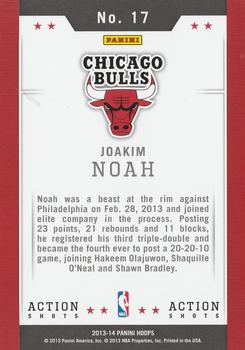 2013-14 Hoops - Action Shots #17 Joakim Noah Back