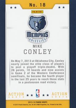 2013-14 Hoops - Action Shots #18 Mike Conley Back