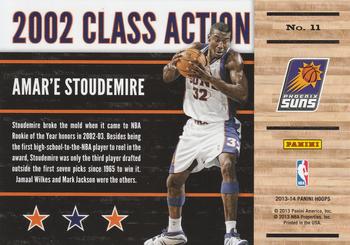 2013-14 Hoops - Class Action #11 Amare Stoudemire Back