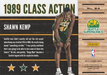 2013-14 Hoops - Class Action #24 Shawn Kemp Back