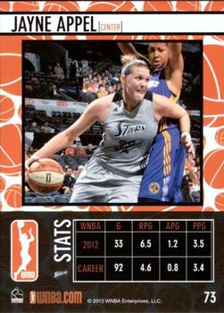 2013 Rittenhouse WNBA #73 Jayne Appel Back