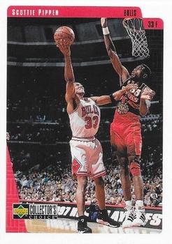 1997-98 Collector's Choice Chicago Bulls #CB8 Scottie Pippen Front