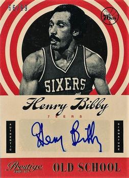 2013-14 Panini Prestige - Old School Signatures #47 Henry Bibby Front
