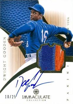 2012-13 Panini Immaculate Collection - Rookie Autographed Patches Sports Variations #134 Dwight Gooden Front