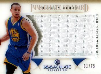 2012-13 Panini Immaculate Collection - Immaculate Standard #IS-SC Stephen Curry Front