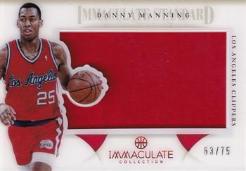 2012-13 Panini Immaculate Collection - Immaculate Standard #IS-DM Danny Manning Front