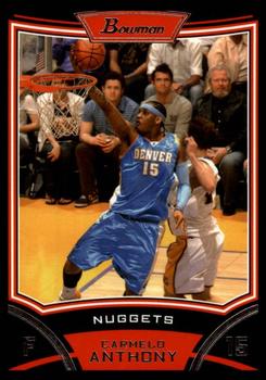 2008-09 Bowman #15 Carmelo Anthony Front