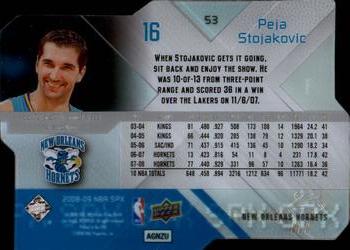2008-09 SPx #53 Peja Stojakovic Back