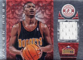 2013-14 Panini Totally Certified - Materials Red #112 Jalen Rose Front