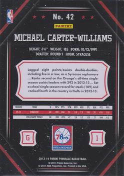 2013-14 Pinnacle #42 Michael Carter-Williams Back