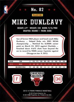 2013-14 Pinnacle #82 Mike Dunleavy Jr. Back