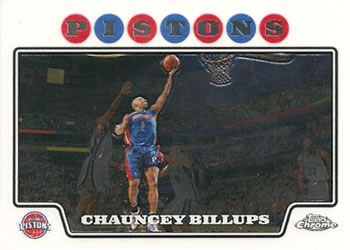 2008-09 Topps Chrome #148 Chauncey Billups Front
