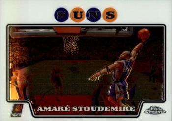 2008-09 Topps Chrome #91 Amare Stoudemire Front