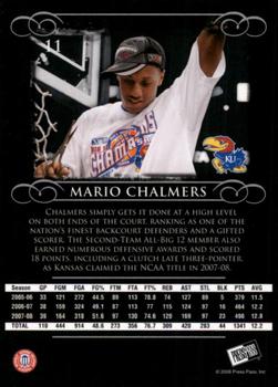 2008-09 Press Pass Legends #11 Mario Chalmers Back