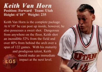 1997 Genuine Article - Lottery Gems #LG5 Keith Van Horn Back