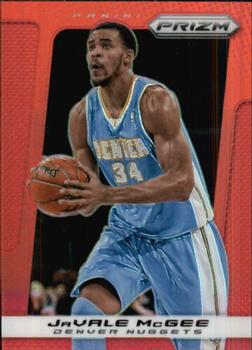 2013-14 Panini Prizm - Prizms Red #52 JaVale McGee Front