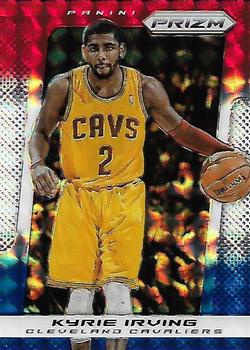 2013-14 Panini Prizm - Prizms Red White and Blue Mosaic #137 Kyrie Irving Front