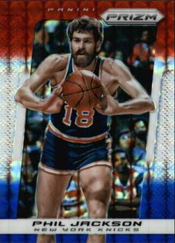 2013-14 Panini Prizm - Prizms Red White and Blue Mosaic #222 Phil Jackson Front