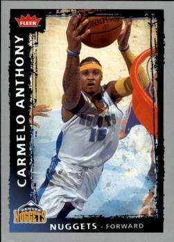2008-09 Fleer #150 Carmelo Anthony Front