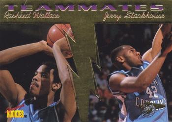 1996 Signature Rookies Premier #64 Rasheed Wallace / Jerry Stackhouse Front