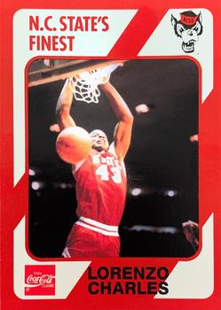 1989 Collegiate Collection North Carolina State's Finest #69b Lorenzo Charles Front