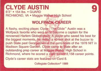 1989 Collegiate Collection North Carolina State's Finest #9 Clyde Austin Back