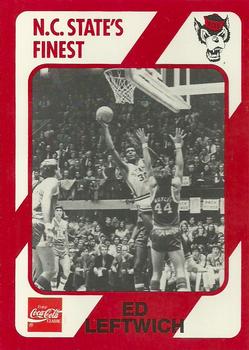 1989 Collegiate Collection North Carolina State's Finest #112b Ed Leftwich Front