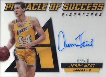 2013-14 Pinnacle - Pinnacle of Success Autographs #21 Jerry West Front
