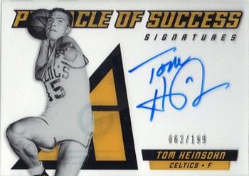 2013-14 Pinnacle - Pinnacle of Success Autographs #25 Tom Heinsohn Front
