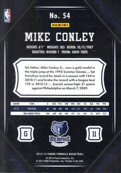 2013-14 Pinnacle - Artist Proof #54 Mike Conley Back