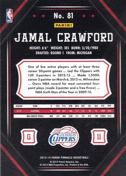 2013-14 Pinnacle - Artist Proof #81 Jamal Crawford Back