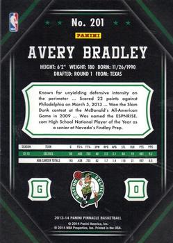 2013-14 Pinnacle - Artist Proof #201 Avery Bradley Back