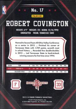 2013-14 Pinnacle - Artist Proof Red #17 Robert Covington Back