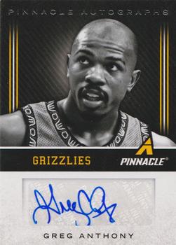 2013-14 Pinnacle - Autographs #81 Greg Anthony Front