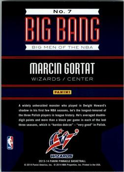 2013-14 Pinnacle - Big Bang #7 Marcin Gortat Back