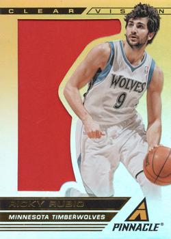 2013-14 Pinnacle - Clear Vision 2nd Quarter #36 Ricky Rubio Front