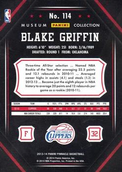 2013-14 Pinnacle - Museum Collection #114 Blake Griffin Back