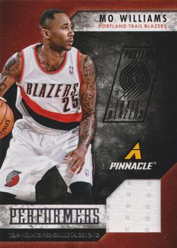 2013-14 Pinnacle - Performers Jerseys #4 Mo Williams Front