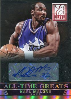 2013-14 Panini Elite - All-Time Greats Autographs #13 Karl Malone Front