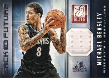 2013-14 Panini Elite - Back to the Future Materials #8 Michael Beasley Front