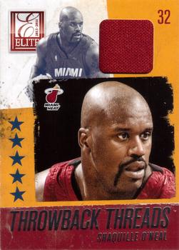 2013-14 Panini Elite - Throwback Threads #38 Shaquille O'Neal Front